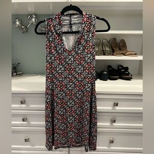 Casual summer high back dress